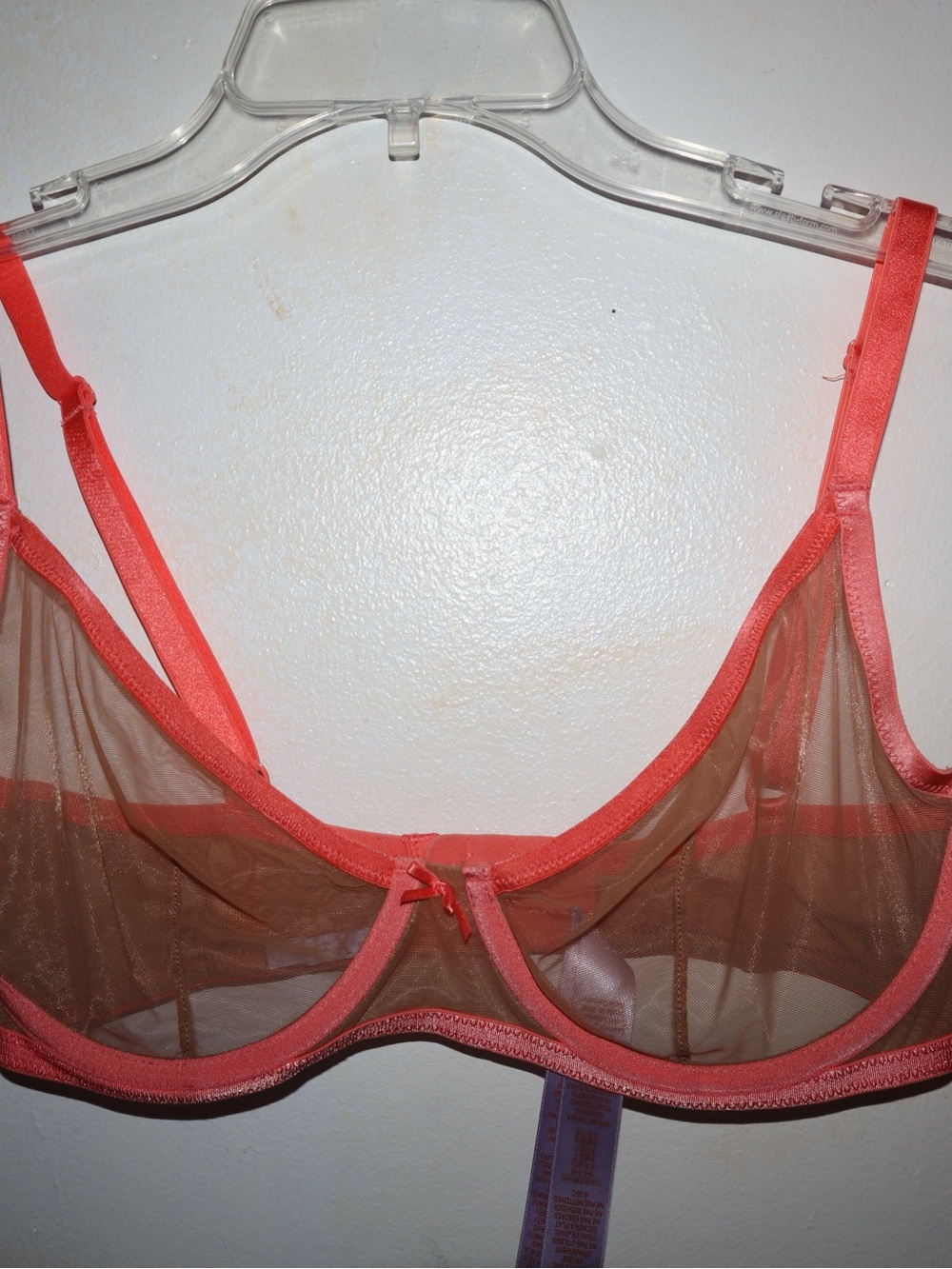 Savage X Fenty Coral Sheer Underwire Bra